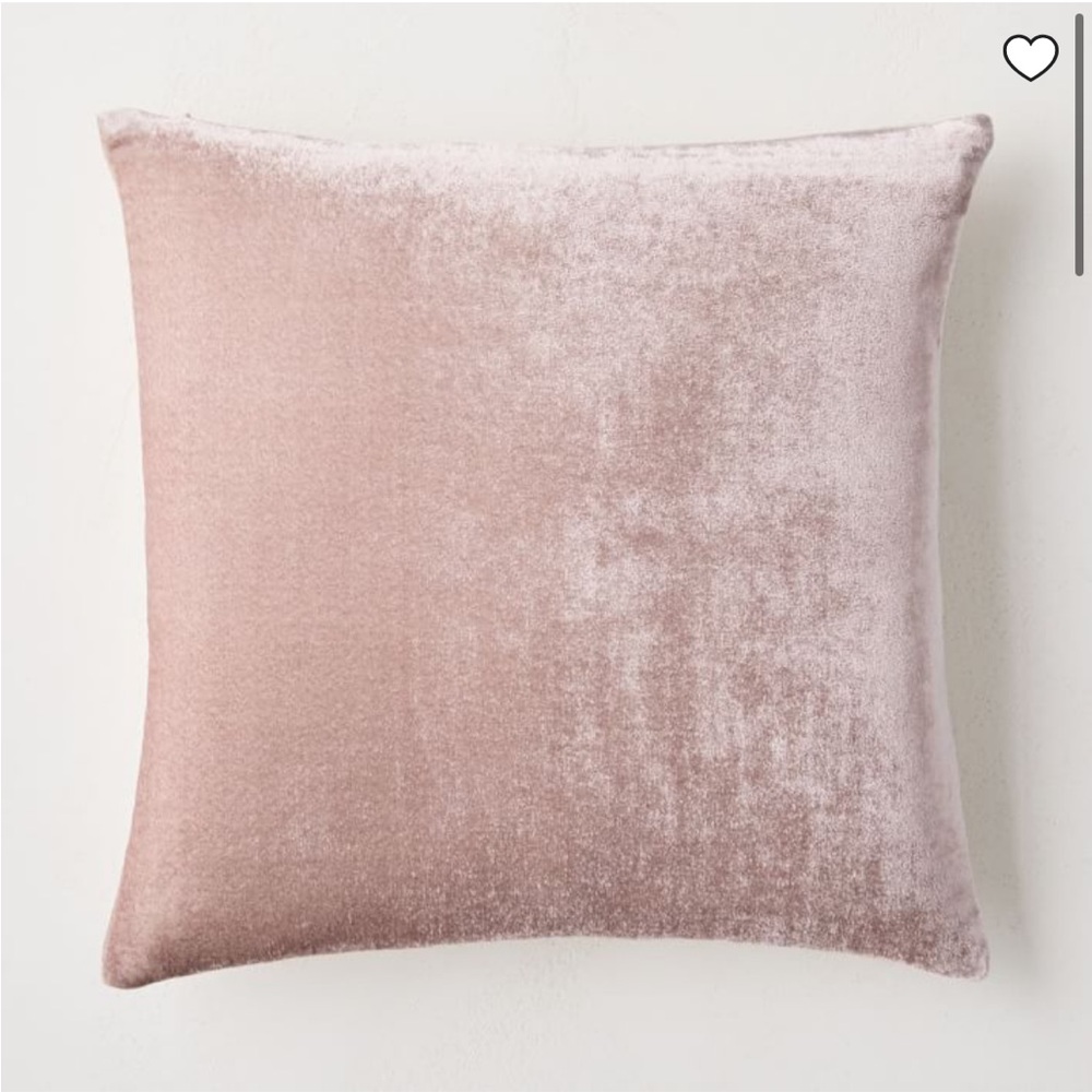 West Elm pillow cover - luster velvet